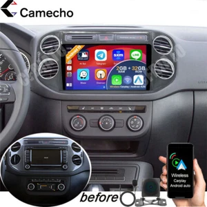 Android 15 Carplay Autoradio GPS Navi RDS Für VW Tiguan 5N 2007-2016 Golf Plus - Bild 1 von 16