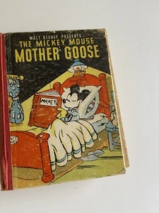 1937 The Mickey Mouse Mother Goose Hardcover - Damaged - Picture 1 of 18