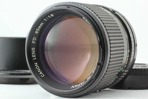 [ NEAR MINT w/ Hood ] Canon New FD NFD 85mm f1.8 Portrait Prime MF Lens JAPAN - Picture 1 of 8