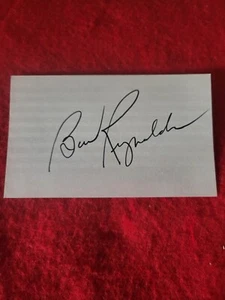 Burt Reynolds Signed Index Card - Picture 1 of 1