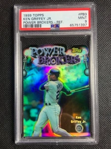 1999 Topps Power Brokers Refractor #PB3 Ken Griffey Jr PSA 9 MINT Mariners HOF - Picture 1 of 2