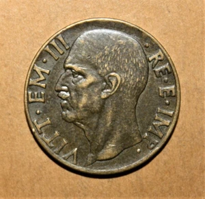S12 - Italy 10 Centesimi 1941 Extremely Fine + Coin - Vittorio Emanuele III - Picture 1 of 2