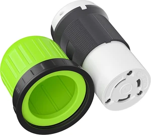 30 AMP RV Power Cord Locking Shore Connector Replacement End Marine Twist Lock - Picture 1 of 12