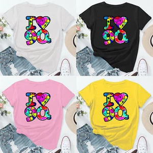 I Love The 90s Vestido Elegante Disfraz Neón Festival Nuevas Mujeres Camisetas #EDM#2 - Imagen 1 de 11