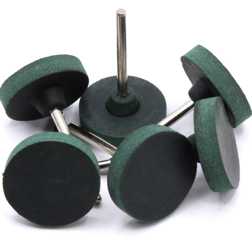 6x Gummi Polier Scheiben Polierer 25mm für Dremel Proxxon Multitool Zubehör D43