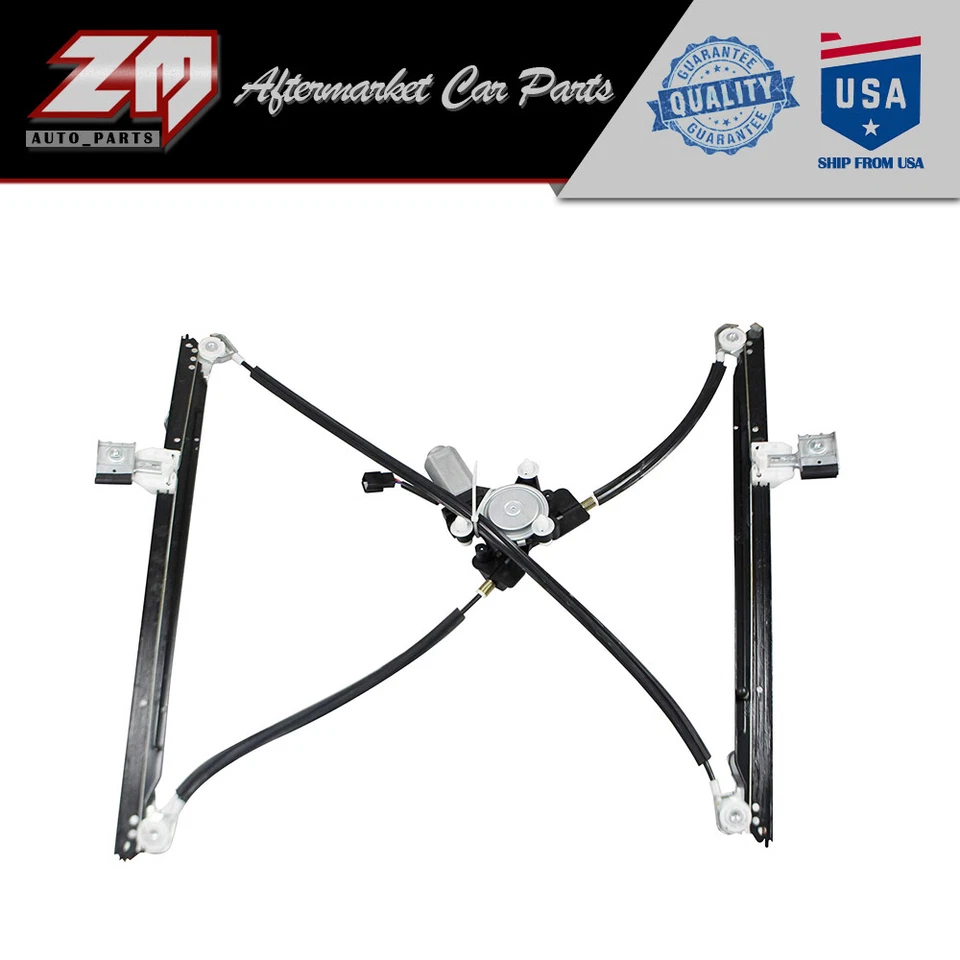 Regulador de janela de energia com motor dianteiro driver lateral compatível com Dodge Grand Caravan 04-07 - Imagem 1 de 4