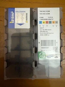TAG N3C IC908/ISCAR  10 PCS - Picture 1 of 1