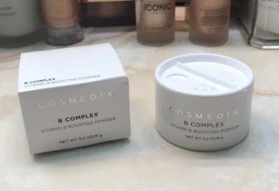 Cosmedix ~ Complejo B ~ Polvo potenciador de vitamina B ~ Tamaño completo ~ Nuevo en caja Foto 1 de 4