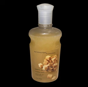 Bath & Body Works Pleasures cálido baño de burbujas de azúcar vainilla 10 oz botella original - Imagen 1 de 7