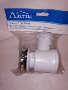 Alterna easy clean out Shower Tray Waste Trap & Removable Grill in Chrome - Picture 1 of 6
