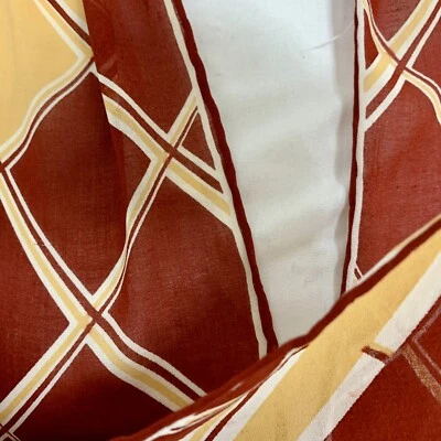 MISSONI CHECK ROJO RECTANGULAR LANA bufanda de seda 62/9 pulgadas #A39 Foto 1 de 3