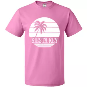 Inktastic Siesta Key Florida Beach Trip T-Shirt Apparel Trees Mens Adult Tees - Picture 1 of 15