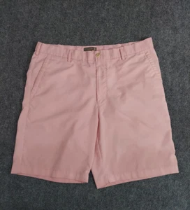 Peter Millar Crown Sport Shorts Mens 36 Pink Pinstripe Performance Golf Outdoor - Picture 1 of 13