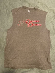 Devil Divas Men's Tank Top Russell Athletic Gray Size Medium - Picture 1 of 5