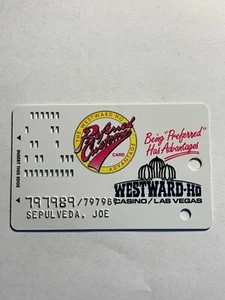 Westward Ho Casino Slot Card Vintage Las Vegas - Picture 1 of 2
