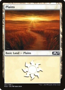 12x PLAINS Basic land (#230) John Avon - NM - Core Sets 2019-2021  SPARROW MAGIC - Picture 1 of 1