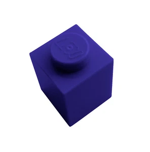 Lego 10 Stück Stein 1x1 dunkellila (dark purple) Steine in dukel lila (3005) Neu - Bild 1 von 1