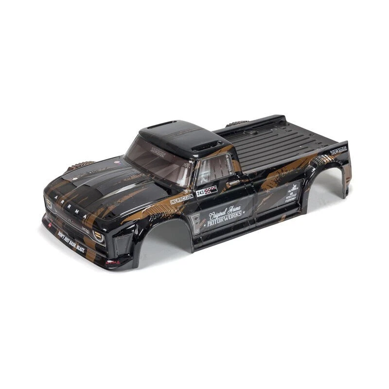 ARRMA INFRACTION 4X4 3S BLX Finished Body Black/Gold ARA414007 Car/Truck  Bodies - Image 1 of 1