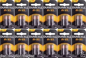 24 Duracell Duralock A23 12V MN21 MN23 23AE 21/23 GP23 23A 23GA Batteries - Picture 1 of 1