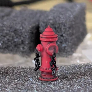 1/64 Scale Diorama Fire Hydrant Model City Garage Scene Props Model Accessories - Picture 1 of 7