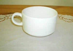 Taza de té vintage Syracuse China restaurante BLANCA taza ~ - Imagen 1 de 3