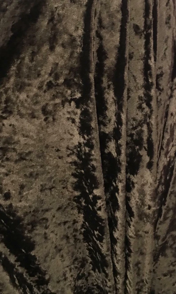 Vestido de terciopelo hielo elástico triturado chocolate spandex elástico en 4 vías Foto 1 de 1