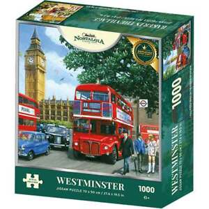 Kevin Walsh Nostalgia Puzzle Westminster 1000 Piece London Jigsaw Kidicraft 