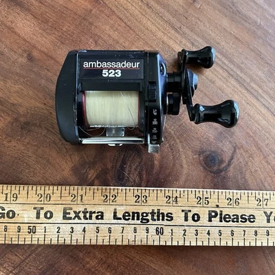 Abu Garcia Ambassadeur 523 Bait Casting Fishing Reel Vintage - Image 1 of 4