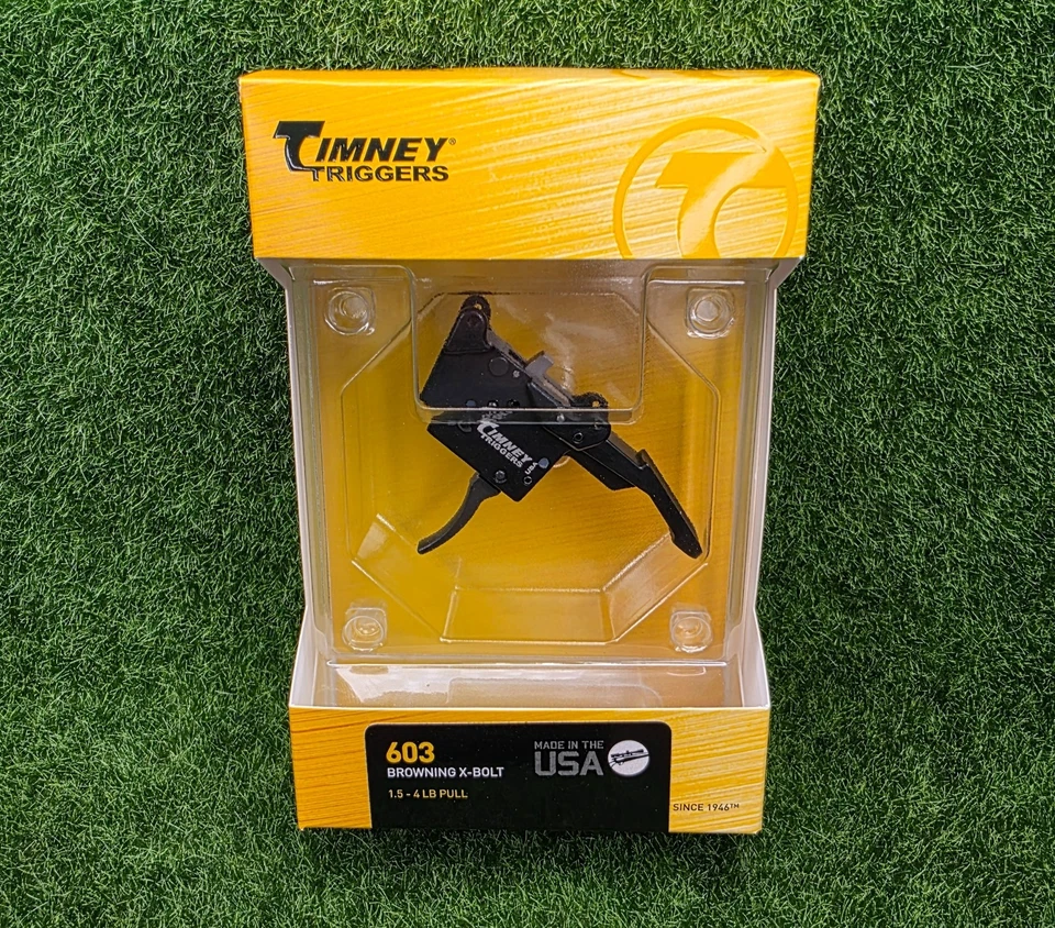 Rifle Timney Browning X-BOLT ajustable 1,5-4 lb gatillo curvo de una sola etapa #603 Foto 1 de 4