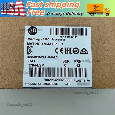 New Sealed Allen-Bradley 1764-LSP AB SER C MicroLogix 1500 Processor Module - Image 1 of 3