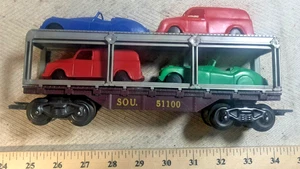 Cargador automático Marx 51100 Southern Granate con 4 coches de plástico camiones G calibre O (C) - Imagen 1 de 7