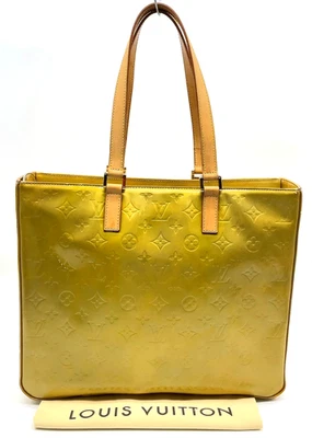 Auténtico bolso de mano Louis Vuitton con monograma Vernis Columbus M91023 con bolsa para el polvo NS111277 Foto 1 de 4