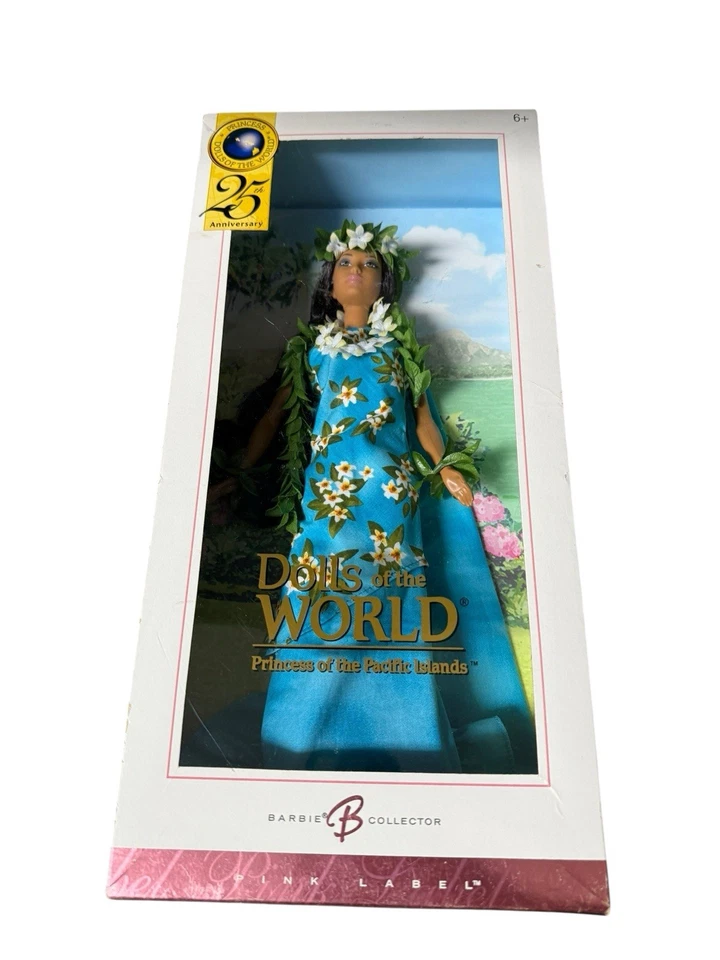 Bonecas Barbie do Mundo Princesa das Ilhas do Pacífico etiqueta rosa NOVO NA CAIXA - Imagem 1 de 4