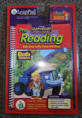 Leap Frog Leap Pad Bob and Lofty Save the Day  Pre-Reading, Bob The Builder - Image 1 of 3