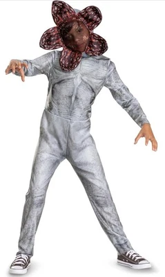 Disfraz Clásico Stranger Things Demogorgon Talla Grande 10-12 Gris Disfraz Niños Foto 1 de 4
