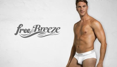 Aussiebum Ropa Interior FreeBreeze Calzoncillos Blancos Pequeños (S) Para Hombre Calzoncillos Pos Gay Int Foto 1 de 4
