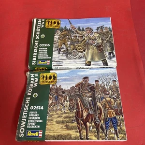 REVELL 1/72 WW2 SOVIET COSSAKS # 02514 & SIBERIAN RIFLEMAN #02516 - Picture 1 of 9