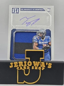 2019 Panini National Treasures Collegiate Memphis Tigers Tony Pollard /99 (RPA) - Picture 1 of 3