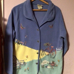 Vintage Northern Reflections Garden Pullover 90er L gebraucht - Bild 1 von 9