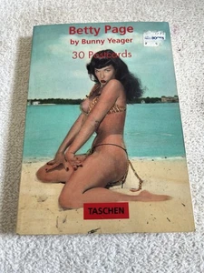 Vintage Betty Page by Bunny Yeager Taschen 30 Postcards Softcover Book - Bild 1 von 7