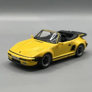 DeAgostini 1/43 Scale 1989 Porsche 911 930 Slant Nose Cabriolet Yellow w/ Plinth - Picture 1 of 9