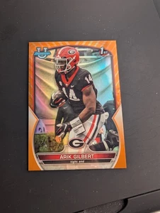 Arik Gilbert Orange /25 2022 Bowman Chrome U University Georgia - Bild 1 von 2