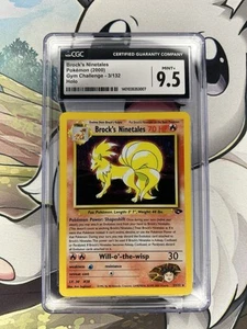 Brock's Ninetales #3 CGC 9.5 Gem Mint Pokemon Gym Challenge - Picture 1 of 2