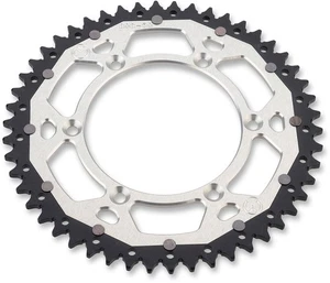 Moose Dual Ring Rear Sprocket 48T Silver #1210-1476 fits Yamaha - Picture 1 of 1