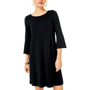 Lilly Pulitzer Ophelia Swing Dress size Small in Black Jersey Knit  - Picture 1 of 8