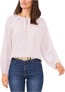 Camicetta donna Vince Camuto stampa ghepardo buco della serratura XS NUOVA 80€ - Foto 1 di 3