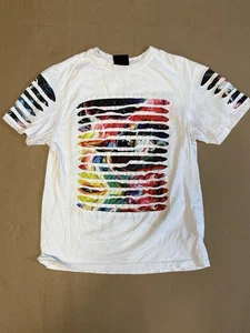Switch Remarkable Razor Cut T-Shirt Herren Gr. M weiß & bunt - Bild 1 von 9