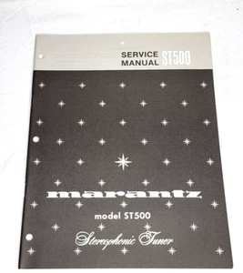 Marantz ST500 Original Service Manual Free Shipping - Picture 1 of 1
