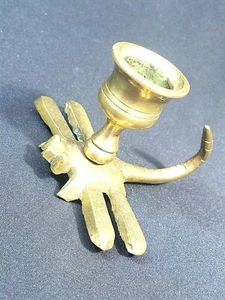 Brass Dragonfly Collectible Candle Holder - Picture 1 of 7