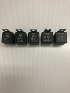 Lot of 5 Omega AU-7 SPDT Single Pole Double Throw 30 / 40 AMP 12VDC Relays - Picture 1 of 2